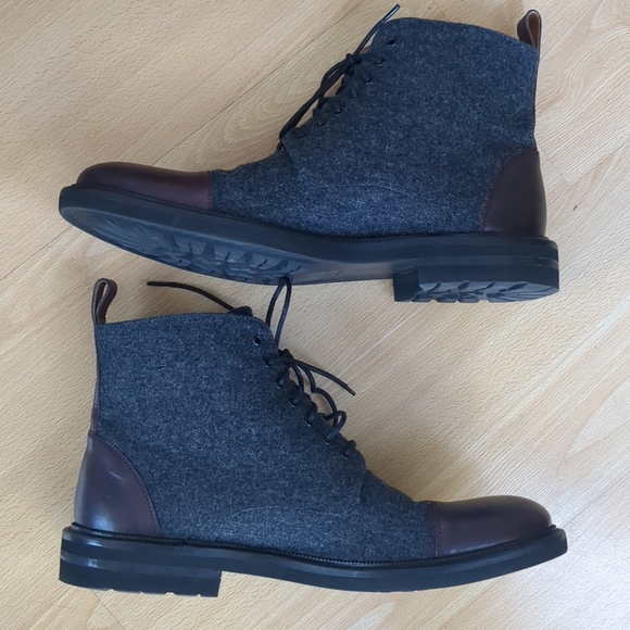 Taft The Jack in Grey/Oxblood Sz 10 US 43 EU - Picture 2 of 9